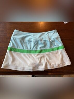 SOLD - DO NOT PURCHASE! Nike Light Blue, White & Green Athletic Skirt